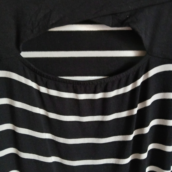 Vince Camuto Women’s Stripe 3/4 Sleeve Sz 1X Top - Picture 5 of 12